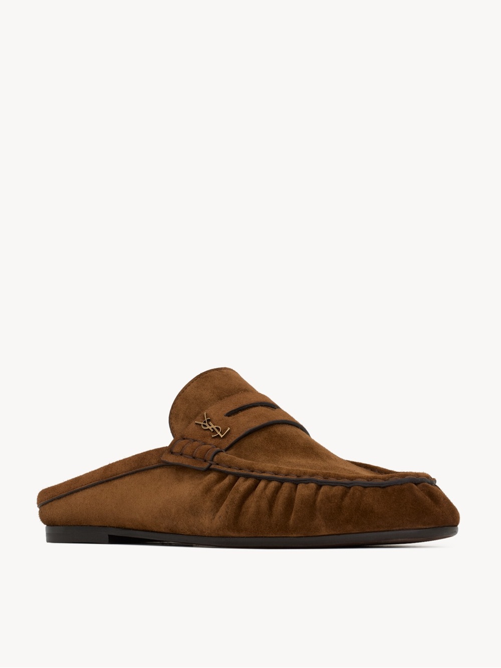 Saint Laurent Le Loafer suede slippers It38
